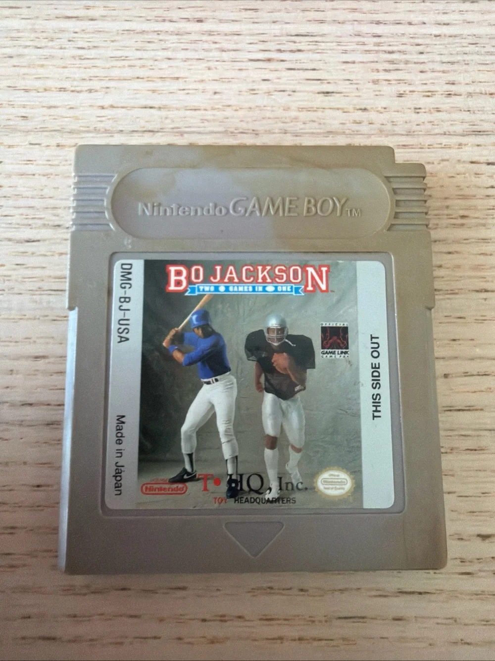 Bo Jackson Baseball and Football ORIGINAL GAMEBOY GAME Authentic